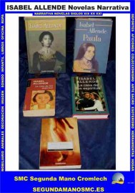 ISABEL ALLENDE NOVELAS NARRATIVA